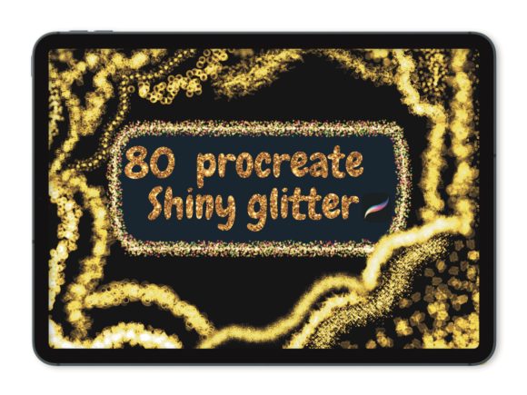 80 Procreate Shiny Glitter Brushes for Sparkling Art