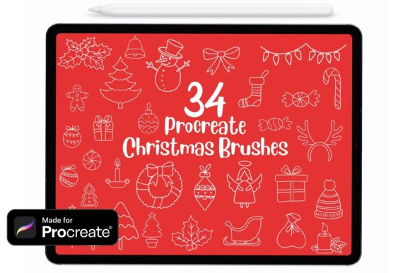 Elevating Holiday Designs with a Versatile Christmas Procreate Brushes Collection
