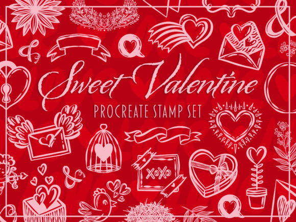 Evaluating the Heart Valentine Love Brushes Procreate Stamp Set for iPad Art