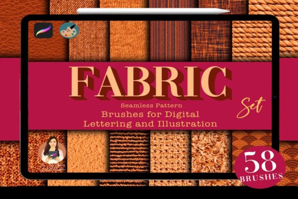 Mastering Textile Textures: A Workflow Guide to the Fabric Procreate Brushes Set