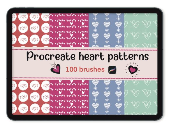 Procreate Heart Pattern 100 Brushes: A Creative Toolkit