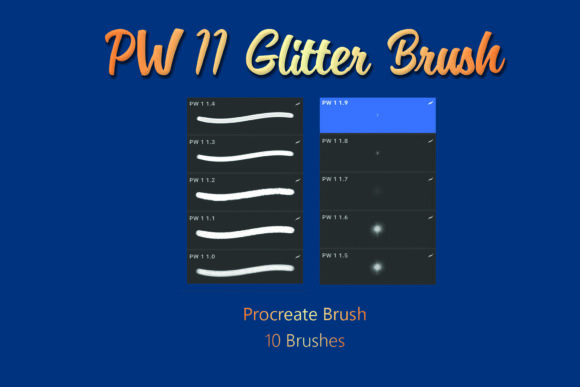 PW 11 Procreate Glitter Brushes: Add Sparkle to Your Art