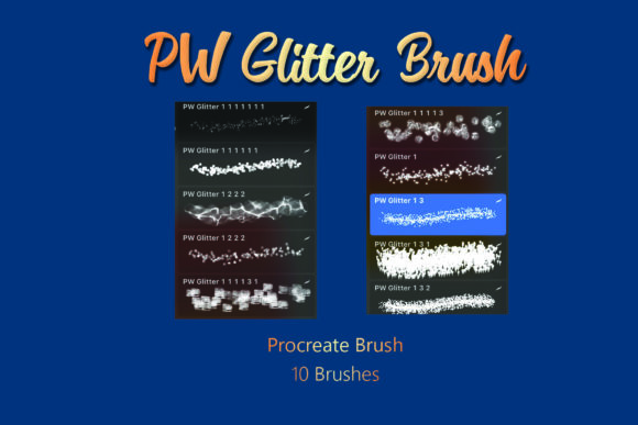 Sparkle in Procreate: PW Glitter Brushes Review