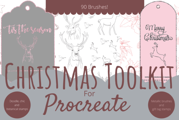 Strategic Holiday Branding: Leveraging the Procreate Christmas Toolkit X 90 Brushes for High-Impact Visuals