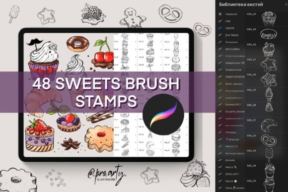 Sweet Stamps Brushes for Procreate: A Creative Guide
