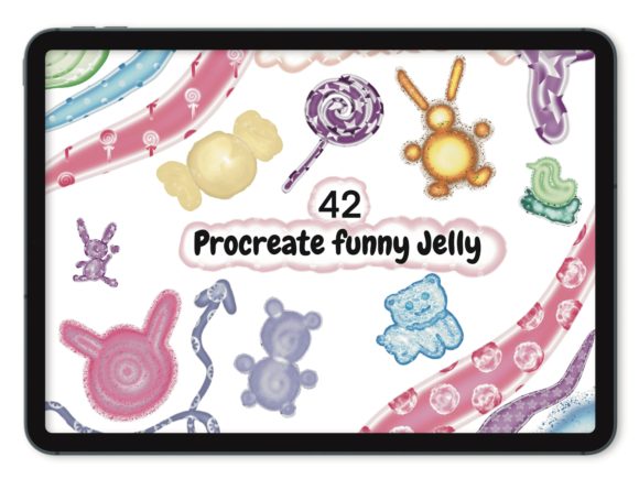 Unleashing Whimsy: A Deep Dive into the Procreate Funny Jelly 42 Brushes Collection