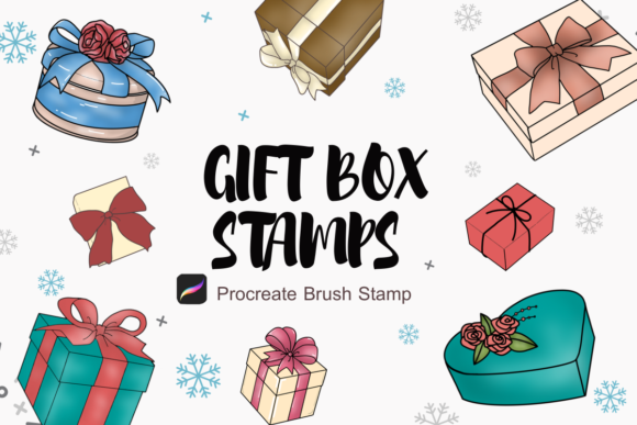 Unlocking Holiday Magic: The Power of Procreate Brushes Stamp 15 Box Gifts