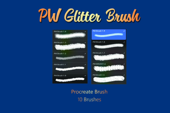 Unlocking Sparkle: A Deep Dive into the Pw Brush Procreate Brush Glitter Brushes